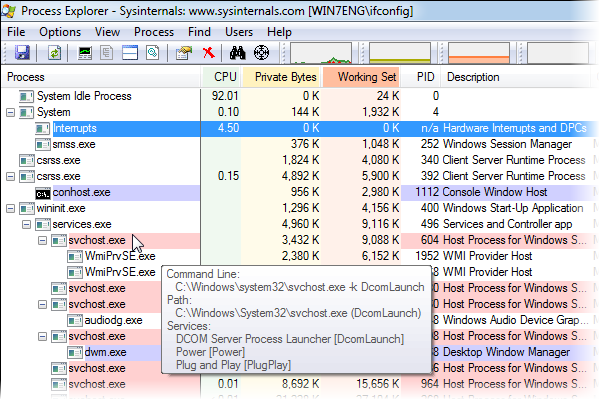 ms process explorer